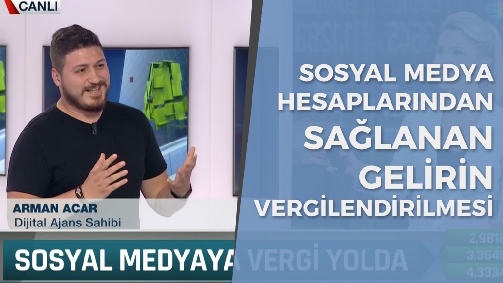 Sosyal Medya Hesaplarından Sağlanan Gelirin Vergilendirilmesi